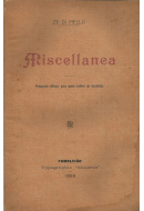 Livros/Acervo/M/MELLO ZE DI MISCELA